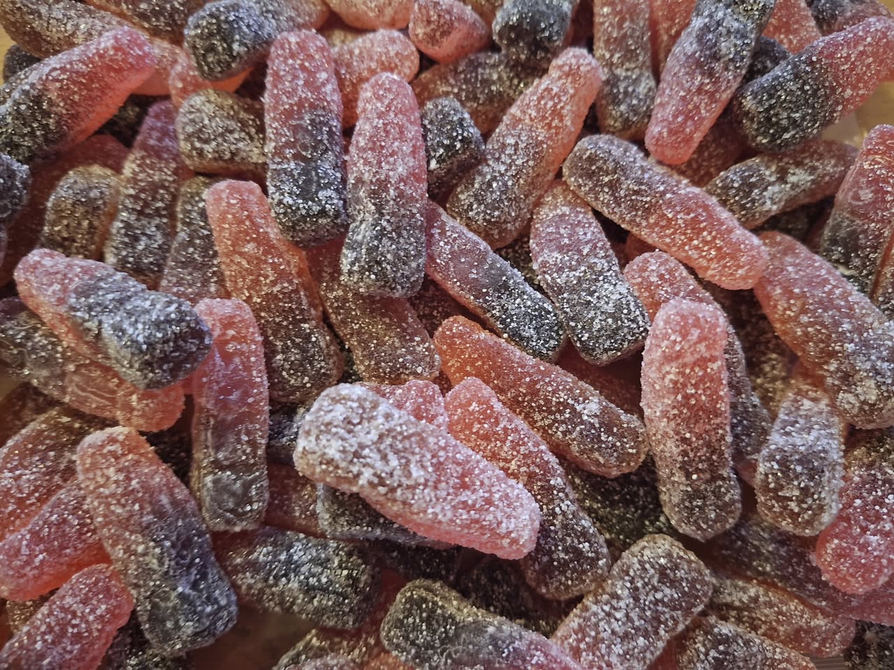 Bouteilles Mini Cherry ColaFizz - 100g