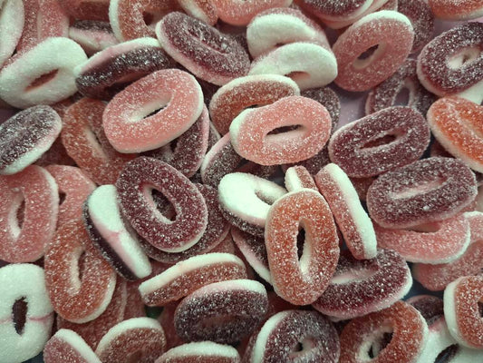 Anneaux Mini Rings Fruits rouges - 100g