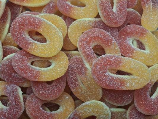 Anneaux Sucrés Pêche - 100g